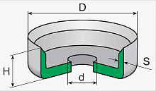 картинка Манжета ТЭМ1.10.42.111А (ТГМ3.10.40.192) от производителя 