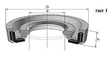 картинка Манжета 1.2-110х135-1 ГОСТ 8752-79 от производителя 